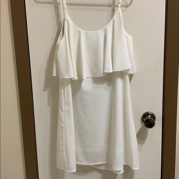 Rehab- bohemian white dress with sequins- Small - Picture 2 of 6